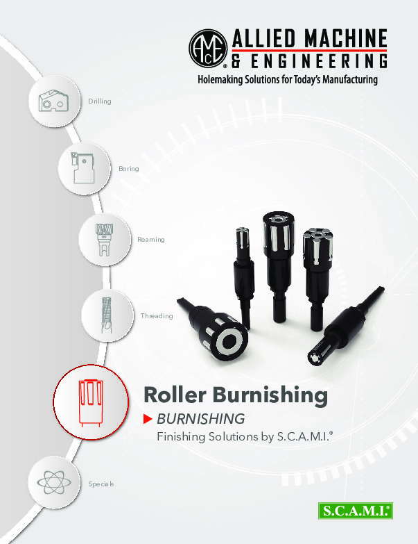 AMEC roller burnishing