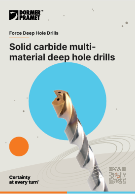 Solid carbide multi-material deep hole drills